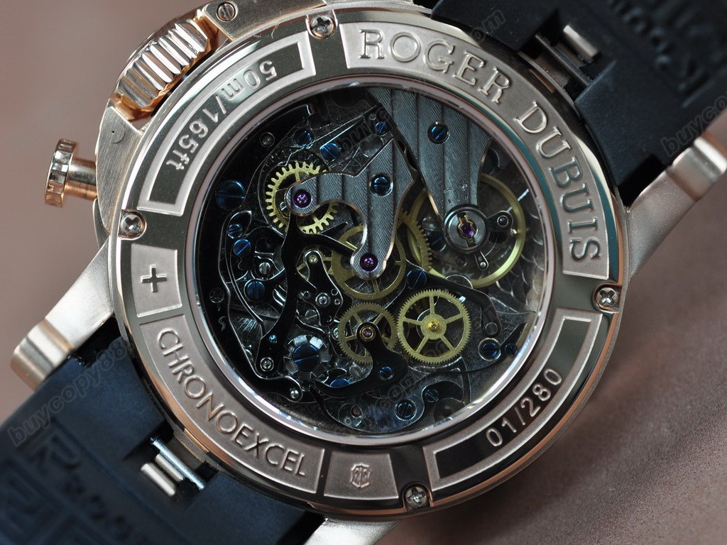 豪爵表【男性用】excalibur chrono rg/ru manual 手上链搭载