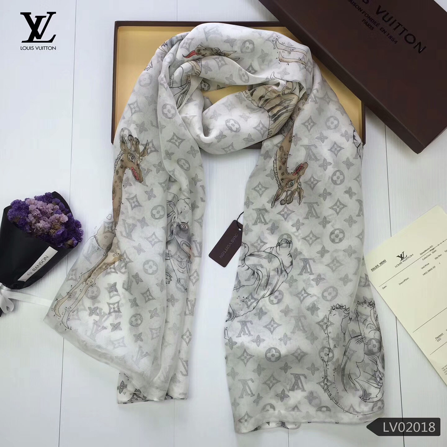 专柜价别问贵 品牌 louisvuitton scarves 路易威登 丝巾/围巾