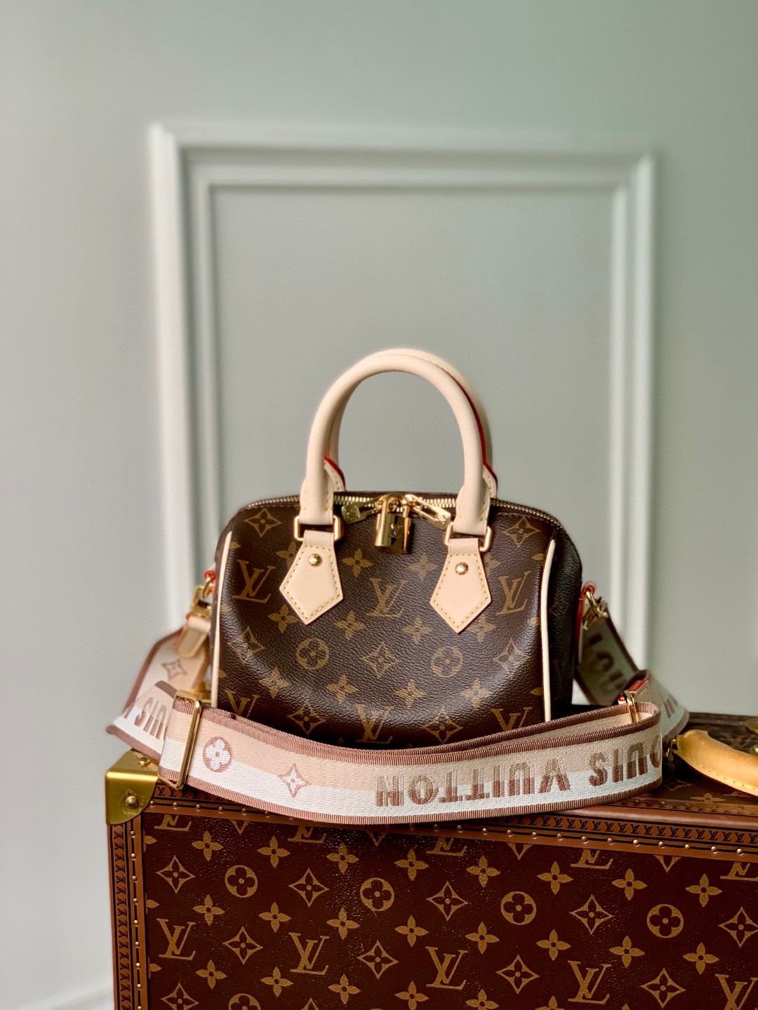 Replica Louis Vuitton Speedy Bandouliere 20 Bag Monogram Canvas M46222